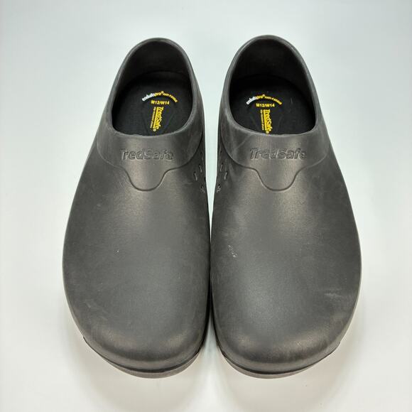 TredSafe Enduro Pro Anti Fatigue Clogs Black Slip Resistant Shoes Men's Size 12 - Picture 3 of 11